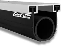 Ginchain Garage Door Seal Bottom Rubber, Garage Door Seal Bottom Track with Pre-drilled Retainer Kit(16.5ft)