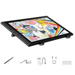 XPPen Artist 16 3rd Drawing Tablet with Screen, 15.4" Pen Display with 16K Pressure X4 Smart Chip Stylus, 2 Scroll Wheels & 8 Hotkeys, Foldable Stand, Compatible with Mac/Win/Android