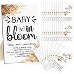 Baby Shower Party Seed Packets Favors for Guests Baby in Bloom Sign 100 Pcs Baby Shower Seed Packets Self Adhesive Seed Envelopes Storage Baby in Bloom Baby Shower Decoration, No Seeds (Boho Style)