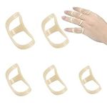 5Pcs Finger Splint, Oval 8 Finger Splint, Comfortable Trigger Finger Splint, Thumb Brace to Support and Protection for Arthritis, Trigger Finger, Thumb, and Other Finger Conditions(3,4,5,6,7 Sizes)