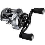 Piscifun Alloy M Baitcasting Reels, Aluminum Frame Baitcaster Reels, Low Profile Baitcast Fishing Reels, 22Lbs Max Drag 8.4:1 Gear Ratio Freshwater Saltwater Casting Reels, Left Handed