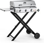 Onlyfire BBQ Gas Grill Griddle 3 Bu