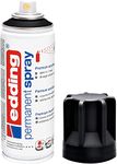 edding 5200 permanent spray - black matt - 200 ml - acrylic paint for painting and decorating glass, metal, wood, ceramic, plastic, canvas - aerosol spray, acrylic spray, paint spray