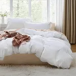 Bedsure White Duvet Cover King Size