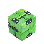 Cubelelo Drift Infinity Cube (Green) | Magic Puzzle Cool Mini Gadget for Stress and Anxiety Relief for Kids and Adults | Desk Finger Flip Toy for Fun and Game | for Ages 3 Years and Above