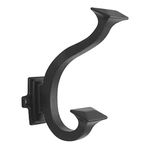 Hickory Hardware P2155-MB Bungalow Collection Hook Matte Black Finish