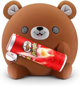 Snackles (Pringles) Bear Super Sized 14 inch Plush by ZURU, Ultra Soft Plush, Collectible Plush with Real Licensed Brands, Stuffed Animal