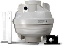 Suncourt Centrax 4-Inch Dryer Vent Booster Fan Kit — Easy to Install & Safety Certified Dryer Fan with Current Sensor (DRY04)