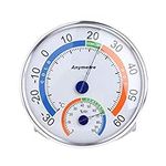 Indoor Outdoor Round Shape Thermometer Temperature Garden Hygrometer Comfortable Tester Weather Humidity Meters