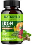 NATURELO Vegan Iron Supplement with