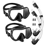 2 Pack Snorkeling Gear for Adults, 