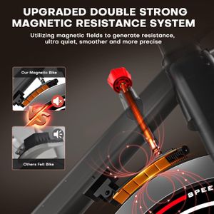 DMASUN Indoor Exercise Bike – Stationary Cycling Fitness Bike