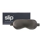 Slip Silk Sleep Mask, Charcoal (One Size)