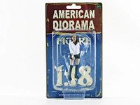 American Diorama 38227 Collectible Miniature Car White/Black