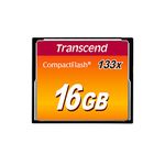 Transcend 16GB CompactFlash 133 Memory Card (CF Card) Up to 50/20 MB/s, Supports Ultra DMA transfer mode 4 with MLC NAND Flash ideal for entry-level DSLRs TS16GCF133