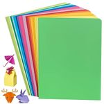 Colorful Origami Paper 200 Sheets, 20 Bright Colors 8.3 × 11.7 Inch 70gsm Double-Sided A4 Folding Paper for DIY Arts Crafts Projects Kids Adults