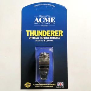 Acme Thunderer 59.5 Nickel Plated Official Referee Whistle