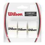 Wilson Perforated Pro Tennis Racquets Over Grip, White