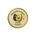 SKINFOOD Avocado & Sugar Lip Scrub | Night Moisturizing Lip Scrub | Perfectly Exfoliate Lips I Nourishing Elixir for Supple I Smooth, and Healthy Lips I 14g