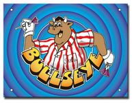 Bullseye Bully Metal Darts Sign Man Cave Accessories or Bar Accessories for Home Pub. Novelty Gift Plaque for Him - 20cm x 15cm