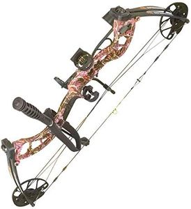 PSE ARCHERY Uprising Compound Bow-Set-Hunting Bow and Arrow - Right Hand - Muddy Girl - 27-50