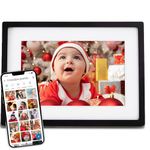 Skylight Frame – WiFi Digital Picture Frame Customer Support, Digital Photo Frame with Easy Setup, Touch Screen Digital Frame, Photo Gifts for Parents and Grandparents - 10 Inch Black