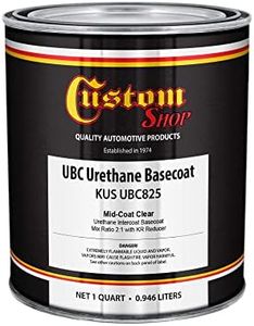 Custom Shop Mid-Coat Clear for Flake/Pearl Intercoat Clear Auto Paint Quart