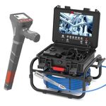 Sanyipace Sewer Camera Self-leveling with Locator, 512Hz Drain Camera with Distance Counter, Waterproof 100FT/30M Pipe Camera with 9" Screen, 1080P, 23mm/0.9in Borescope Inspection Camera for Plumbing