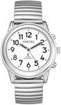 MAUJOY Ladies Atomic Talking Watch English Talking Watch English Voice Quartz Watch Talking Watches for Blind People and Visually Impaired Elderly