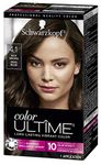 Schwarzkopf Color Ultime Permanent Hair Color Cream, 4.1 Rich Brown, 1 Count