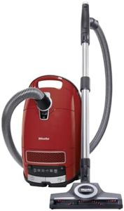 Miele Complete C3 Cat & Dog PowerLine Bagged Cylinder Vacuum Cleaner with Turbo Brush for Pet Hair, Power Efficiency Motor, Odour Filter, Autumn Red