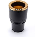 Car Cooler & Heater-Black and Gold