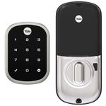 Yale YRD256-NR-619 Assure Lock SL in Satin Nickel (Non-Connected) (YRD256) Key Free Touchscreen Deadbolt, Wi-Fi