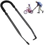 HANDSONIC Children Bike Training Handle Bicycle Accessories for Kids, Adjustable Bike Balance Push Bar for Kids, Safety Trainer Handle for Toddler Bike, Boys Girls Outdoor Sports Bike Aid Handle Bars