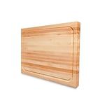 CONSDAN Cutting Board, USA Grown Hardwood, Butcher Block Hard Maple with Invisible Inner Handle, Prefinished with Food-Grade Oil, Suitable for Kitchen Edge Grain, 1-1/2" Thick, 16" L x 12" W