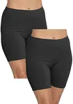 Women's Cotton Plus Size Biker Shor