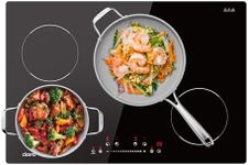 CIARRA 30 inch Induction Cooktop 4 Burners, 8200W Built-in Induction Stovetop with Booster, Timer & Child Lock