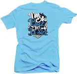 Jordan 3 UNC Cement Sneaker Shirt to Match - (Sick J's) Blue | Medium