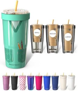 Frost Buddy Togo Buddy 30 oz Stainless Steel Vacuum Insulated Tumbler To Go Coffee Cup – Iced Coffee Cups, Iced Coffee Sleeve, Travel Mug, Thermal Cup for Hot & Cold Drinks, Dunkin Cup (Teal Scrubs)