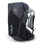 Rab Veil XP 30-Liter Backpack - Lightweight Breathable Hydration Pack for Trail Running & Hiking - Black - Medium