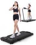 DeerRun Folding Treadmills for Home Walking Pad Treadmill- 3 in 1 Folding Treadmills for Home Easy to Store, 300LBs Capacity Under Desk Treadmill Free Installation and 3.0HP Low Noise for Office Work