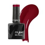 Mylee Gel Nail Polish 8ml [Kiss Kiss] - UV/LED Soak-Off Nail Art Manicure Pedicure for Professional, Salon & Home Use [Red Range] - Long Lasting & Easy to Apply