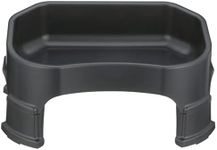 Neater Pet Brands Big Bowl with Leg Extensions Huge Jumbo Trough Style Dog Pet Water Dish (1.25 Gallons, Midnight Black)