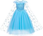 My Lil Princess Net Girl's Blue Frozen Elsa Dress_18_2-3 Years