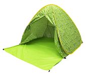 YBK Tech Automatic Pop Up Beach Tent UV Protection Instant Portable Quick Cabana Sun Shelter for 2-3 Persons- Fruit Design (Lemon)