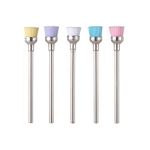 Anself 5pcs 2.35mm Professional Nail Art Drill Bit Mix color Nail Drill Cleaning Brush Manicure Accessories