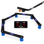 Hockey Training Equipment - Digital Stickhandling Trainer - Portable Stick Handling Aid - On & Off Ice Tool - Practice Dekes, Puck Control & Reaction Times - Ultimate Gift for Hockey Players