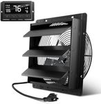 Hon&Guan Shutter Exhaust Fan, 12-In