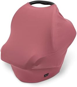 Simka Rose Breathable Nursing Cover Up and Car Seat Cover for Babies - Breastfeeding Cover for Baby Boy & Girl - Adjustable Stretchy Infant Carseat Canopy Carrier Cover for Summer - Must Have Registry
