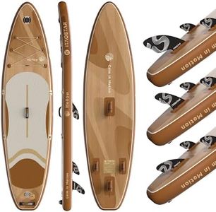 iTAOSTAR M01F 11’×33" Stand Up Paddle Board - Premium SUP Board Kit with 5 Fins - Inflatable Paddleboard for Adults & Youth - All Skill Levels - for Lakes, Oceans & Fishing